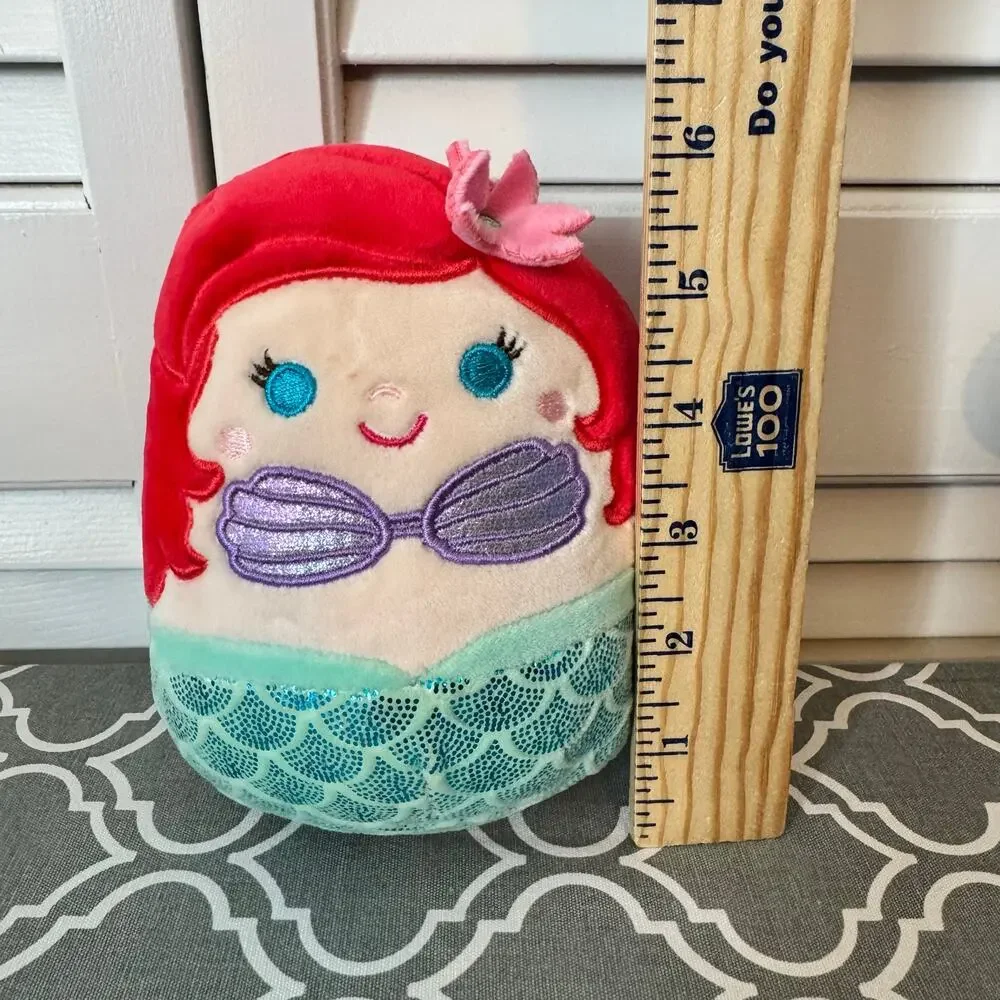 Disney Little Mermaid Squishmallows Doll Plush Stuffed Animal Character Toy Play
